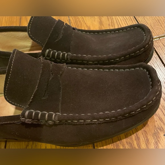 Good used condition, Coach dark brown suede loafers, size 10 main image 11